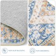 thumbnail image 5 of HAHDAXIA Boho Runner Rugs for Hallway 2x6 Non-Slip Thin Kitchen Non Skid Washable Throw Bedroom Rug Bathroom Persian Distressed Print Carpet Entrance Laundry Living Room,Persian Light Blue #0, 5 of 5
