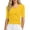 #04-Yellow, variant on YAYUBA Women's 1/2 Sleeve Tops Half Length Sleeve Cotton Crewneck T Shirts Slim Fit Casual Elbow Summer Basic Tees Size L, Black