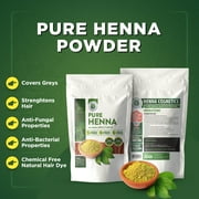 Henna Cosmetics Pure Henna Powder Hair Color, Brown/Red, 200g (7.05 oz)