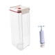 thumbnail image 3 of Contenedor de vacío Contenedores sellados al vacío Contenedores apilables portátiles con bomba de mano Contenedor de almacenamiento de alimentos para 1770 ml, 3 of 9