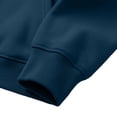 thumbnail image 5 of BVOFAR Mens Hooded Sweatshirt Winter Fleece Full Zip Jackets Quarter Zip Pullover Long Sleeve Outerwear with Multi Pockets Navy XXXL, 5 of 7