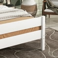 thumbnail image 3 of PORKISS Twin Size Bed Frame, Wood Bed Frame with Headboard/Footboard for Teens Boys Girls, No Box Spring Needed, White, 3 of 12