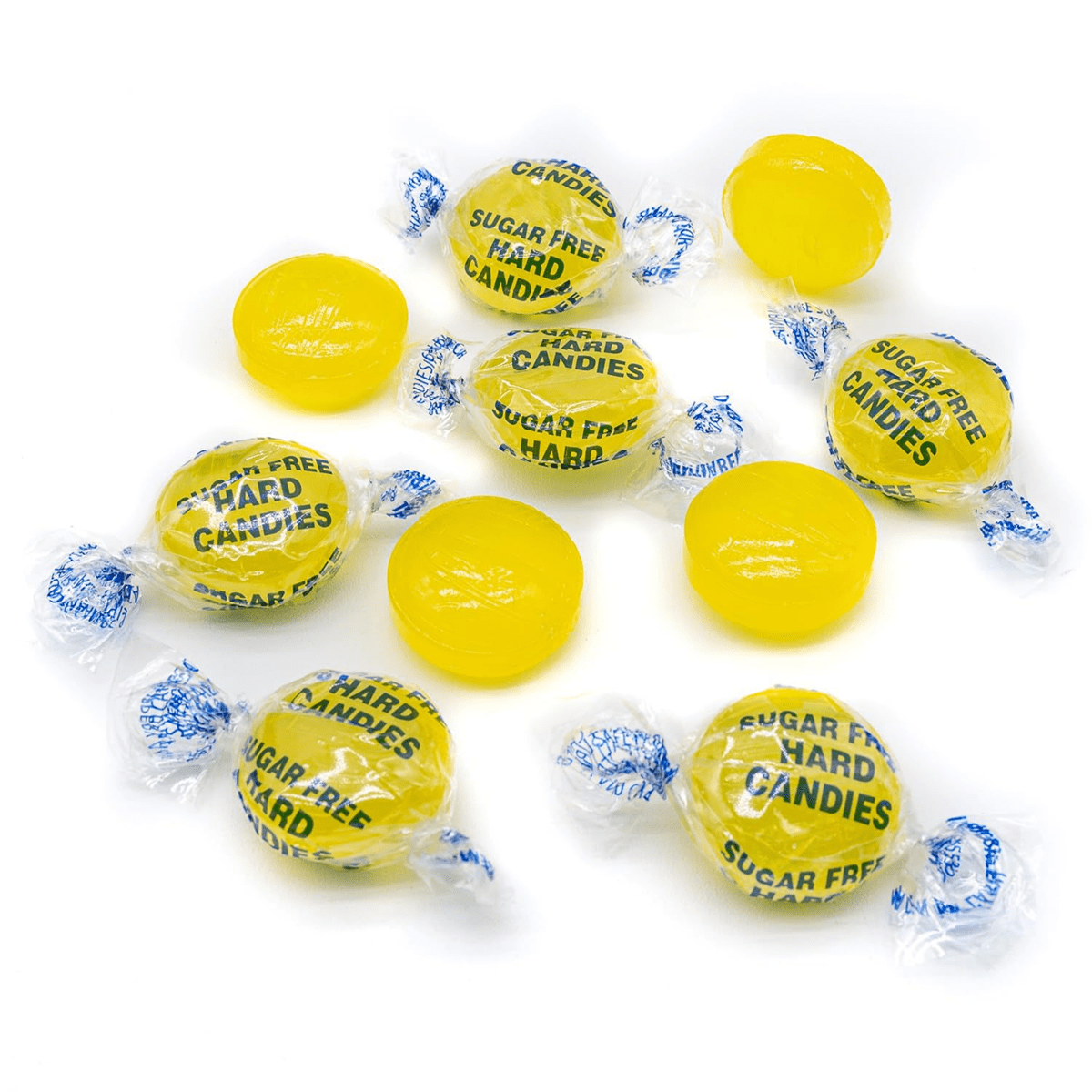Sugar Free Lemon Hard Candy Drops | Individually Wrapped Lemon Flavored Candy | 6 Pounds (96 oz)