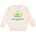 thumbnail image 2 of Inktastic Summer Enjoy the Sunshine Huntington Beach California Blue Toddler Sweatshirt, 2 of 4