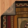 thumbnail image 4 of United Weavers 750 04043 58 5 ft. 3 in. x 7 ft. 2 in. Affinity Canoe Sunset Area Rug, Lodge, 4 of 4