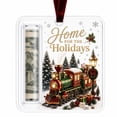 thumbnail image 2 of Christmas Cash Gift Holder Ornament, Clear Christmas Money Holders For Cash,Funny Holiday Xmas Tree Hanging Ornaments Decor(1Pcs,Vintage Christmas Train Scene), 2 of 8