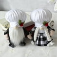 thumbnail image 3 of Kitchen Chef Gnomes Plush Decor - Scandinavian Mr & Mrs Cooking Tomte Figurine Elf Doll for Table Tray Display - Mother's Day Wedding Gifts, 3 of 7