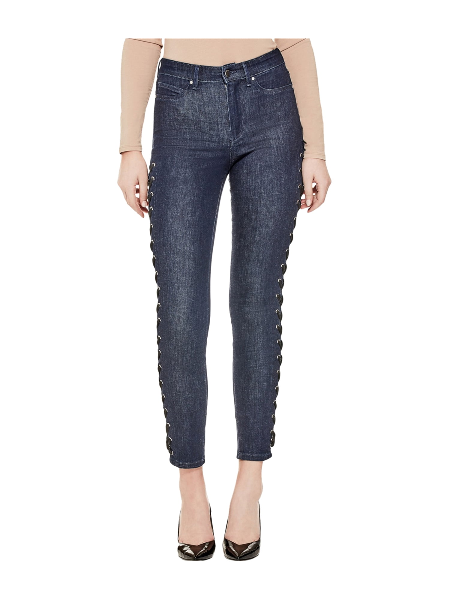 guess lace up jeans
