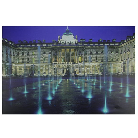 Northlight LED Lighted Famous London Somerset House Canvas Wall Art - 15.75" x 23.5"