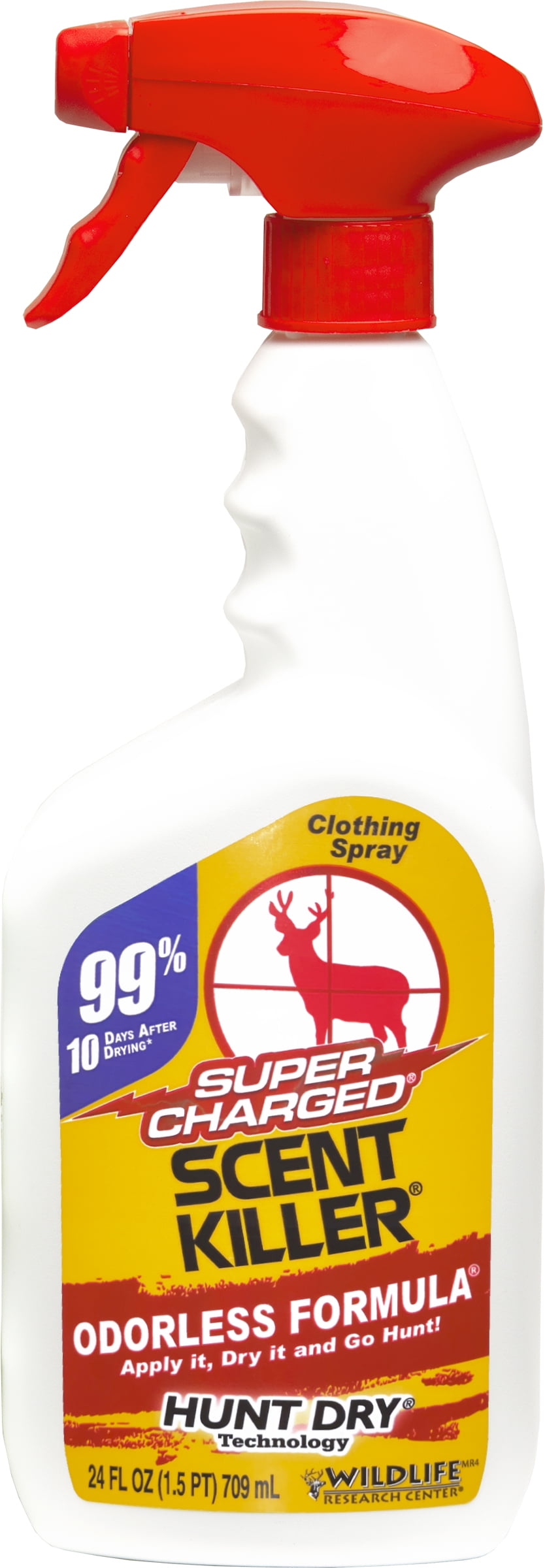 (2 pack) Wildlife Research Center Super Charged Scent Killer 24 fl oz Spray