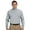 Grey Heather, variant on Classic Devon & Jones Sueded Cotton Jersey Mock Turtleneck - Small - Grey Heather