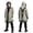 1-Beige1297, variant on Halloween Split‑Tone Howling Wolf Print Coat for Toddler Boys Open‑Front Hooded Casual Kid Jackets