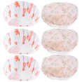 thumbnail image 1 of MasteelfCA 6Pcs Reusable Waterproof Shower Caps Bathing Hat Cooking Hair Protective Hat, 1 of 8