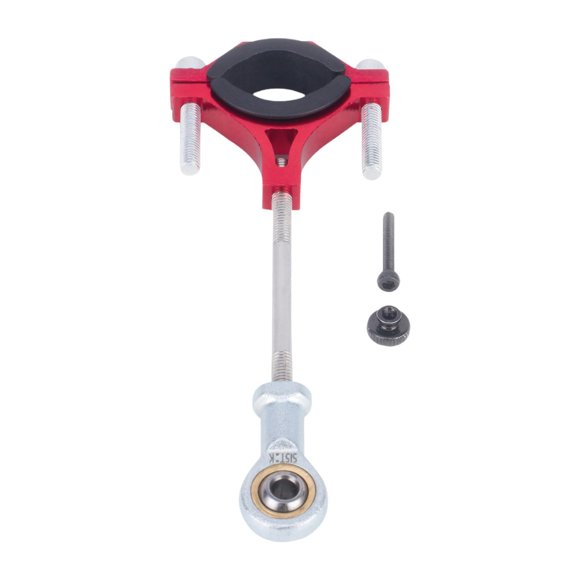 Conector de gancho de remolque de fácil instalación, multiusos, gancho de remolque para RC Crawler, liberación rápida para coche, camión con control remoto automático Rojo