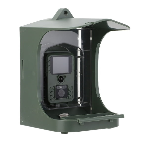 Caméra Mangeoire à Oiseaux 1080P, Caméra Mangeoire Intelligente Supporte Batterie 256GB IP65 Étanche ABS Acrylique pour Jardin