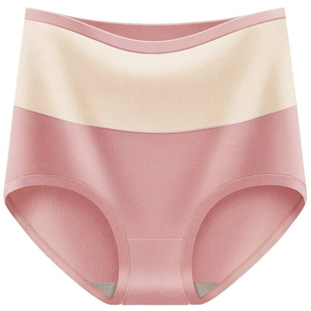 LARUYEKO Womens Thickening and Fleecing Thermal Underwear High Waists Underwear for Women Girls Women s Cotton Underwear High Waisted Ladies Full Coverage Panties High-Cut Stretch Cool Underwear