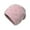Pink, variant on YOTMKGDO Beanie, Women Warm Wool Hat Fashion Winter Cold Proof Hat Ear Knitted Pullover Hat, Grey