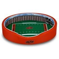 Orange/Black Oklahoma State Cowboys 7'' x 19'' x 23'' Small Stadium Oval Dog Bed