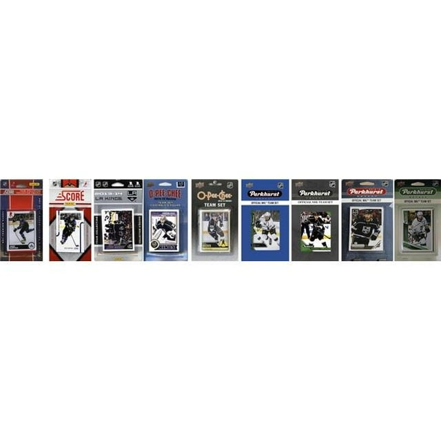 C&I Collectables LAKINGS919TS NHL Los Angeles Kings Ensemble de 9 Cartes à Collectionner sous Licence