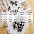 thumbnail image 3 of Duqingm Newborn Baby Girl Clothes Heart Outfit Ruffle Romper Tops Pants Outfit Fall Winter Clothing (White,12-18 Months), 3 of 7
