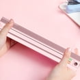 thumbnail image 2 of WRKEKC Clearance Hexagonal Multifunctional Pencil Case - 6-Color Clip Design with Non-Slip Grip, Includes Ruler & Eraser (White/Purple/Pink/Blue), 2 of 8