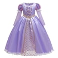thumbnail image 1 of Disney vestido de princesa Rapunzel para niña, disfraz de Sofía para cumpleaños, Halloween, carnaval, fiesta, 1 of 4