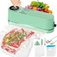 thumbnail image 2 of Mini Bag Vacuum Sealer  3 in 1 Bag Heat Sealer Vacuum Sealer Machine for Dry/Moist Food  Cordless Rechargeable Portable Chip Bag Sealer for Snacks Food Storage for Home Travel Use, 2 of 6
