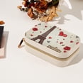 thumbnail image 7 of Valentine's Day Velvet Portable Jewelry Organizer with Removable Compartment - Necklace Holder and Gift Box, 7 of 7