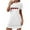 W1206008-White, variant on SwiftWear Pink Nightgowns for Women Loose Casual Short Sleeve Sleep Dress Soft Sleepwear Graphic Tee Sleepshirts