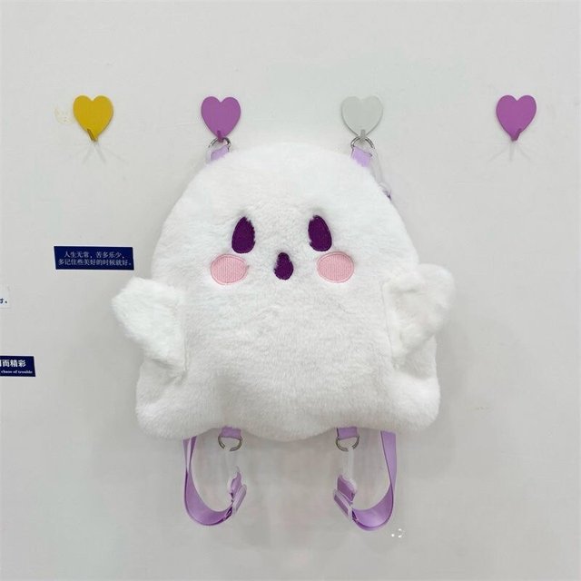 Mochilas de fantasma pequeño para mujer, mochilas clásicas para mujer, mochilas divertidas para Halloween, bolsos de hombro elegantes para mujer Fivean unisex
