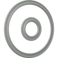 thumbnail image 2 of Ekena Millwork 51"OD x 43"ID Ceiling Ring with 20 7/8"OD Ceiling Medallion Holmdel Light Accent Kit, 2 of 9