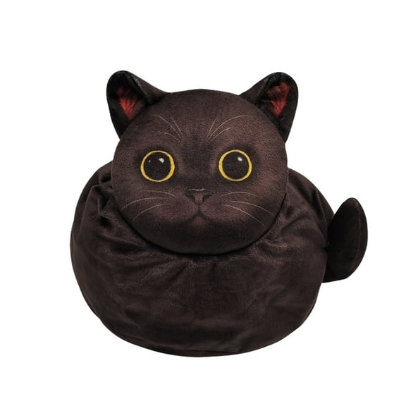 Stylish Feline Themed Drawstring Cosmetic Pouch for Organized Travel and Daily Makeup Storage