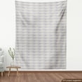 thumbnail image 4 of Ambesonne Purple Fabric by the Yard Upholstery, Pastel Colored Wavy Lines, 1 Yard, Pale Mauve Lilac, 4 of 5