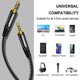 thumbnail image 3 of Yeung Qee Cable De Audio Macho A Macho De 3,5 Mm Cable Auxiliar Estéreo Hi-Fi De 4 Polos De 1 Pie Cable Auxiliar De 3,5 Mm Trrs Cable De Audio Macho A Macho Cable Auxiliar Para Auriculares Ps4 Teléfon, 3 of 5