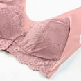 thumbnail image 6 of Kovlvoll Front Closure Bras for Women Plus Size No Underwire Push up Full Coverage Gathered Lace Everyday Bralettes, 6 of 7