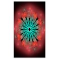 thumbnail image 2 of Fractal Fleur Bleue Rouge en Fleur - Rouge, 2 of 3