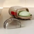 thumbnail image 5 of Osfvolr 10PCS Leakproof Soap Portable Travel Plastic Container Dish Drain Cover Compact Soap Holder Camping Toiletry Accessory, 5 of 7