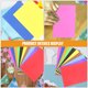 thumbnail image 2 of 20 hojas de papel de espuma de colores, espumas artesanales autoadhesivas A4, papeles de espuma multifunción, hojas para manualidades, 2 of 6