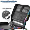 thumbnail image 4 of FORMRS Zipper Binder with Shoulder Strap 1.5-inch Ring 500 Sheet Capacity File Bag, Art Plants, 4 of 5
