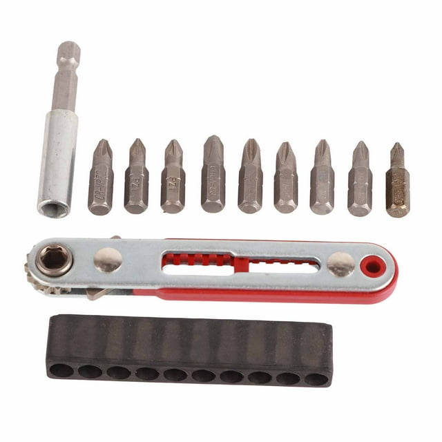 Llave de trinquete Punta de destornillador, Juego de puntas de llave de trinquete Llave de trinquete Mini Juego de llaves de trinquete Confiabilidad excepcional
