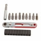 thumbnail image 1 of Llave de trinquete Punta de destornillador, Juego de puntas de llave de trinquete Llave de trinquete Mini Juego de llaves de trinquete Confiabilidad excepcional, 1 of 14