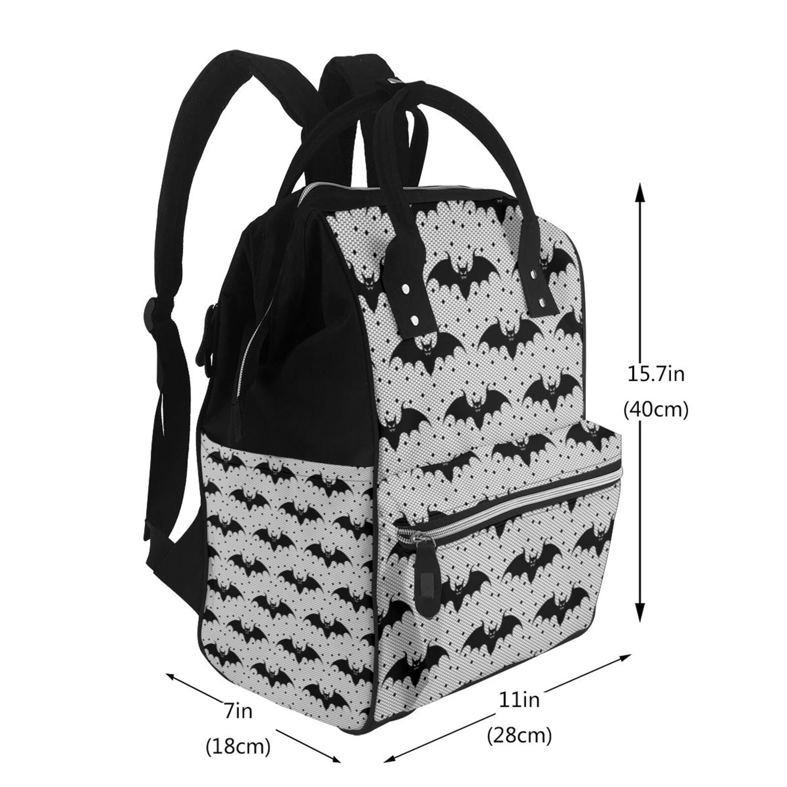 Defioc Bat for Baby Diaper Bag Backpack - Baby Bag for Boys & Girls - Diaper Backpack - Large Travel Diaper Bags- Baby Registry Search & Shower Gifts