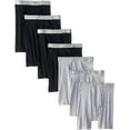 thumbnail image 6 of Fruit of the Loom Men's No Ride Up Traditional Fly Boxer Briefs, Assorted - 3XL, 6 Pack, 6 of 12