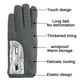 thumbnail image 3 of Guantes cálidos de invierno con pantalla táctil para ciclismo, guantes térmicos a prueba de viento, deportes al aire libre, 3 of 5