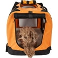 thumbnail image 2 of Pet Life H2ORSM Orange 360 Degrees Vista Folding Soft Crate - SM, 2 of 8