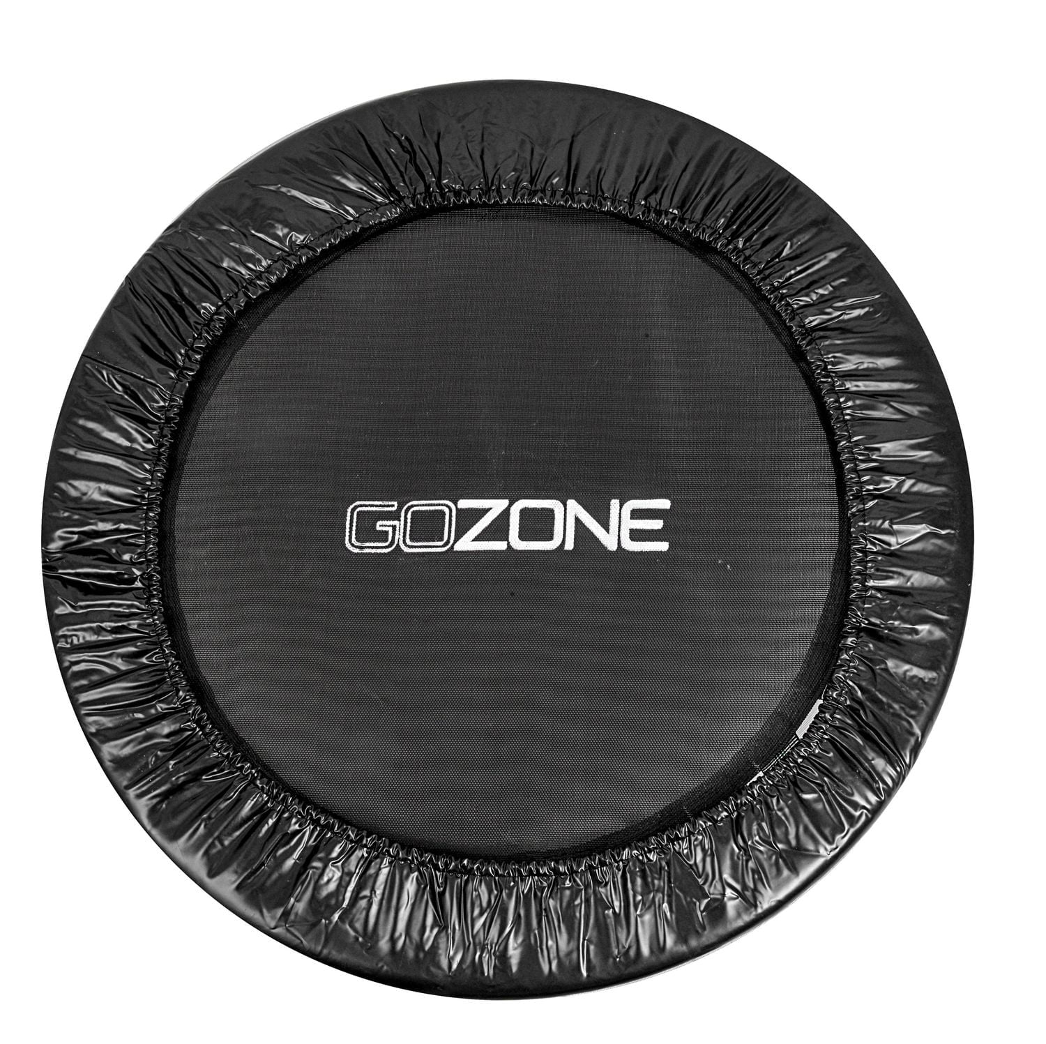 GoZone 36” Mini Fitness Trampoline – Black, With padded frame cover