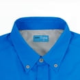 thumbnail image 5 of Tuna Men's Fishing UPF 50+ Sun Protection Anti-Static Waterproof Breathable Quickly Dry Hiking Short Sleeve Shirts Vivid Blue 13 X-Large, 5 of 7
