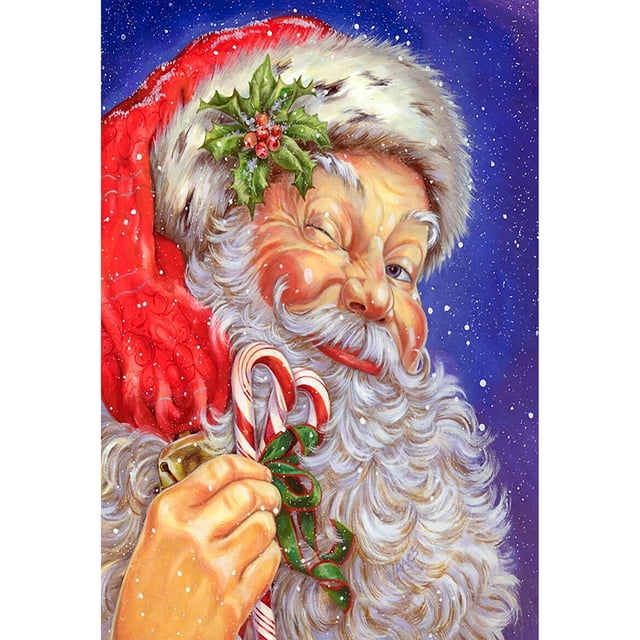 Cuadros Decorativos (DB2226) Papá Noel 5D DIY Cuadrado Diamante Pintura Mosaico Punto de Cruz (B1817) 30x40cm Ehuebsd embutido en tela