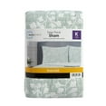 thumbnail image 5 of Mainstays Botanical Floral Stitched Pillow Sham, King, Light Green, 1 Pack, 5 of 6