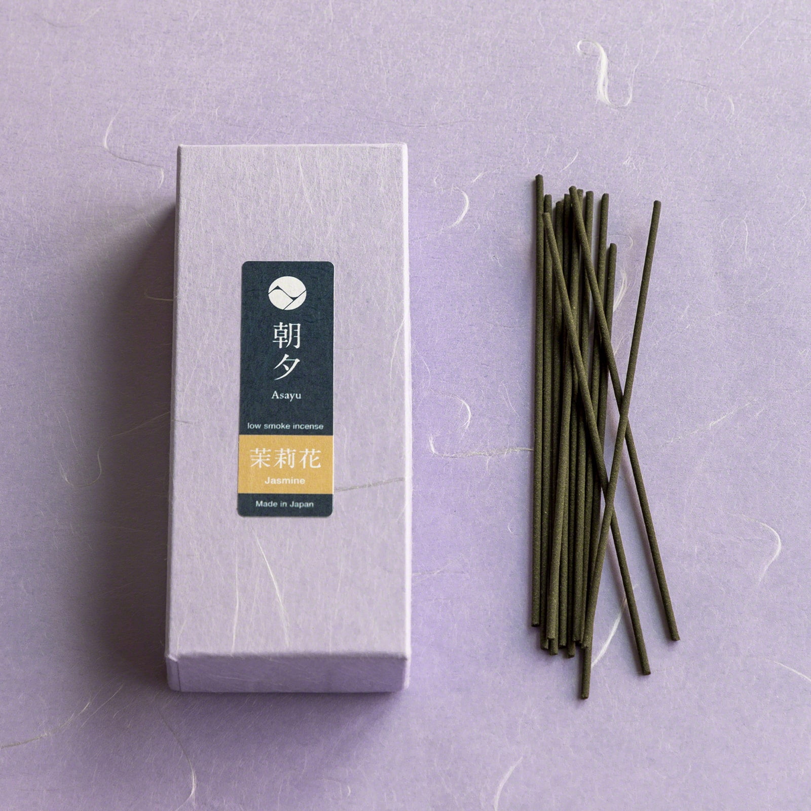 Asayu Japan Low Smoke Incense Sticks Jasmine Made in Japan Quality 1.41oz